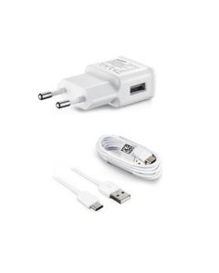 Sieťová nabíjačka Samsung EP-TA20EBE + kábel EP-DG950CBE, USB C, biela