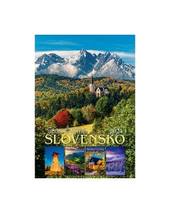 Nástenný kalendár na rok 2024 „Spoznávame Slovensko“, N43, 34 x 48,5 cm