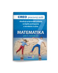 CREO pracovný zošit Ševt „Matematika pre 7. ročník“