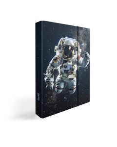 Školské dosky na zošity s boxom Ševt „kozmonaut“, 2024, A4, lamino, s UV lakovaním