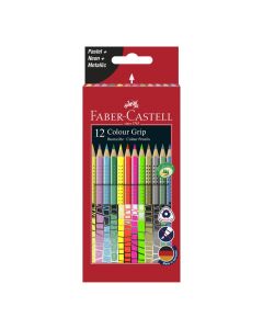 Farbičky Faber Castell Color Grip, súprava 12 ks