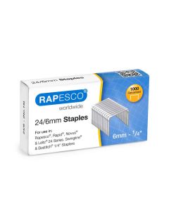 Zošívacie spony Rapesco 24/6 mm/1000 ks