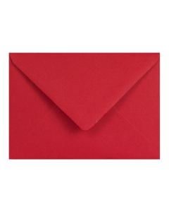 Farebné obálky C6, obyčajné, tmavočervené, 5 ks