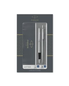 Súprava plniaceho a guľôčkového pera PARKER Jotter Stainless Steel CT