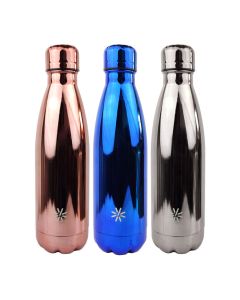 Izotermická fľaša na pitie Viquel Aqua, 500 ml, ušľachtilá oceľ, mix metalických farieb
