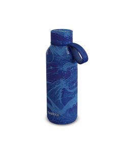 Nerezová termofľaša s pútkom Quokka Solid „Waves“, 510 ml