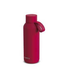 Nerezová termofľaša s pútkom Quokka Solid „Cherry Red“, 510 ml