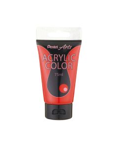 Akrylová farba Pentel, červenooranžová (rumelka), 75 ml