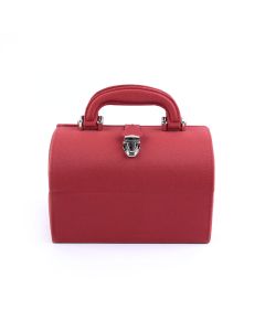 Šperkovnica v tvare kufríka, červená
