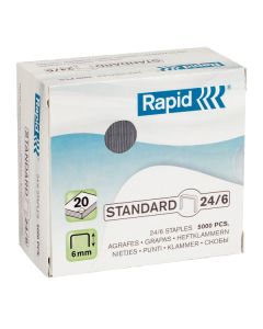 Zošívacie spony Rapid Standard 24/6 mm/5000 ks