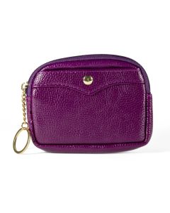 Peňaženka s predným vreckom, fialová