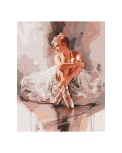 Maľovanie podľa čísel „Balerína v bielom“, 40 x 50 cm