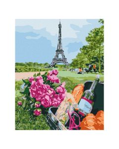 Maľovanie podľa čísel „Piknik na Champs Elysees“, 40 x 50 cm