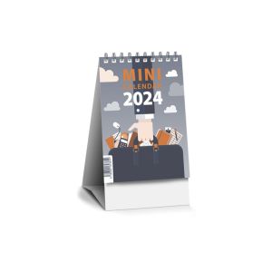 Stolový minikalendár 2024, SK10, 7,5 x 10,5 cm