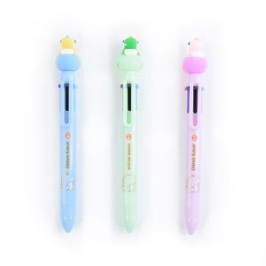 Guľôčkové pero „dráčik“, 6-farebné, mix farieb