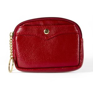 Peňaženka s predným vreckom, červená