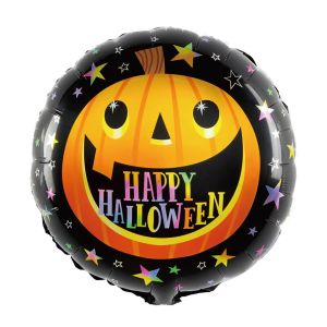 Balón s halloweenskym motívom, fóliový, obojstranný, 45 cm