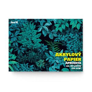 Papier na akrylové farby Ševt „Afrodita“, A4, 230 g/m², 20 listov