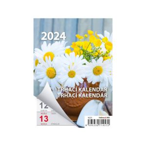 Nástenný trhací kalendár na rok 2024, 10 x 15 cm