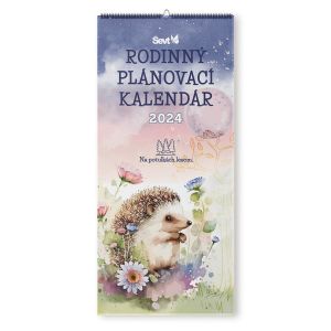 Nástenný kalendár na rok 2024 „Rodinný kalendár ŠEVT“, 31 x 68 cm