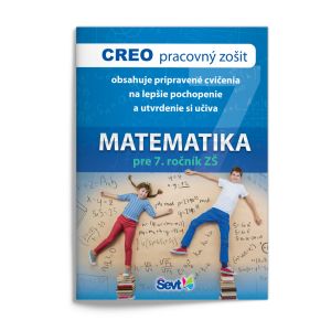 CREO pracovný zošit Ševt „Matematika pre 7. ročník“