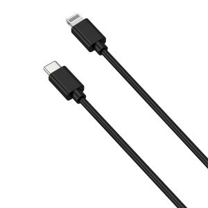 Kábel Yenkee YCU SE 645 BK USB-C/Lightning, 1,5 m, čierny