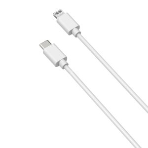 Kábel Yenkee YCU SE 645 WH USB-C/Lightning, 1,5 m, biely