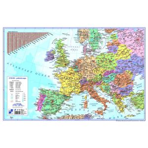 Podložka na stôl so záložkou „mapa Európy“, 40 x 60 cm