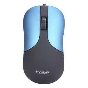 Káblová PC myš Marvo DMS002BL, modro-čierna