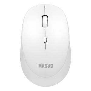 Bezdrôtová PC myš Marvo WM103WH, tichá, biela