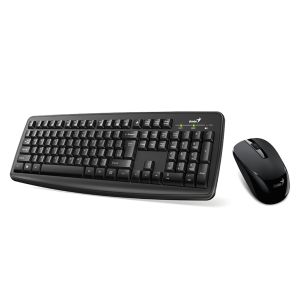 Súprava PC klávesnice a optickej bezdrôtovej myši Genius Smart KM-8100, CZ-SK, čierna