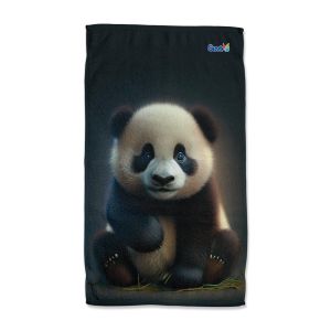 Detský uterák na ruky „AI – panda“, 30 x 50 cm