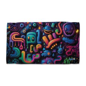 Detský uterák na ruky „AI – graffity“, 30 x 50 cm