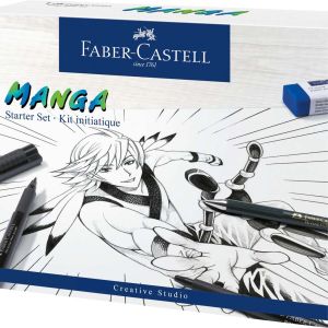 Umelecké fixky Faber-Castell PITT pre Manga komiksy, štartovacia súprava