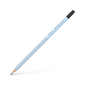 Ceruzka trojhranná Faber Castell Grip, s gumou, nebeská modrá