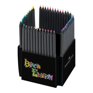 Farbičky Faber Castell Black Edition, trojhranné, 50 ks