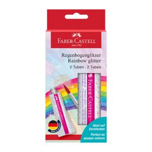 Trblietky v tube Faber- Castell Rainbow,  2 x 12 ml