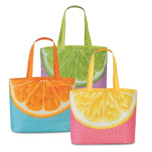 Chladiaca nákupná taška Fabrizio „citrusy“, 48 x 34 x 15 cm, mix motívov