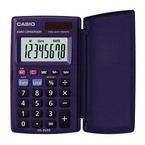 Kalkulačka vrecková Casio HS 8 VER, 8 miestna