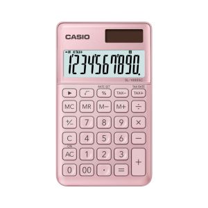 Kalkulačka vrecková Casio SL 1000SC-PK, 10 miestna, svetloružová