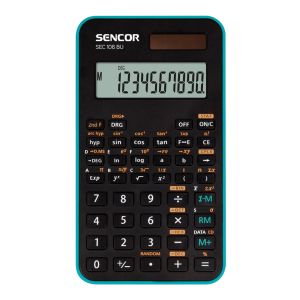 Kalkulačka Sencor SEC 106 BU s matematickými funkciami, 10-miestna, modrá