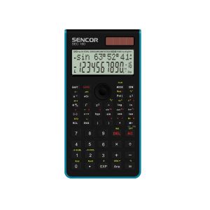 Kalkulačka Sencor SEC 160 BU, s matematickými funkciami, 10 + 2-miestna, modrá 