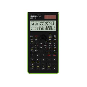 Kalkulačka Sencor SEC 160 GN, s matematickými funkciami, 10 + 2-miestna, zelená