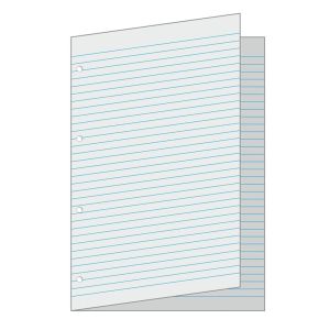 Papier linajkový – A3 dvojhárok, 4 x dierovaný, 50 ks