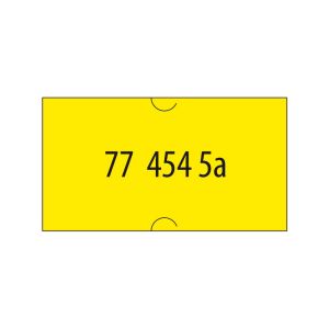 Etikety do etiketovacích klieští Cola-ply, 22 x 12 mm, žlté