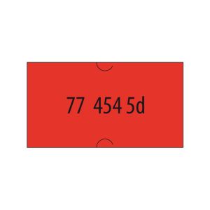 Etikety do etiketovacích klieští Cola-ply, 22 x 12 mm, červené