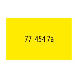 Etikety do etiketovacích klieští Contact, obdĺžnikové, 25 x 16 mm, žlté