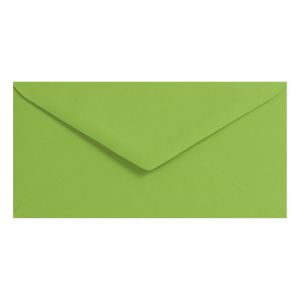 Farebné obálky DL, obyčajné, zelené, 5 ks