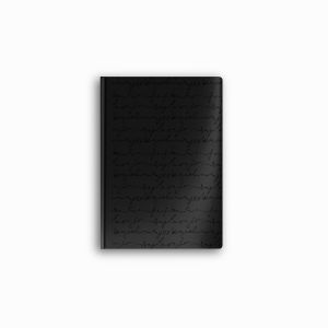 Záznamová kniha Ševt A6 „písmo“, 2023, 96 listov, čistá