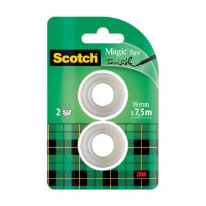 Lepiaca páska 3M Scotch® Magic™ neviditeľná, 19 mm x 7,5 m, 2 ks